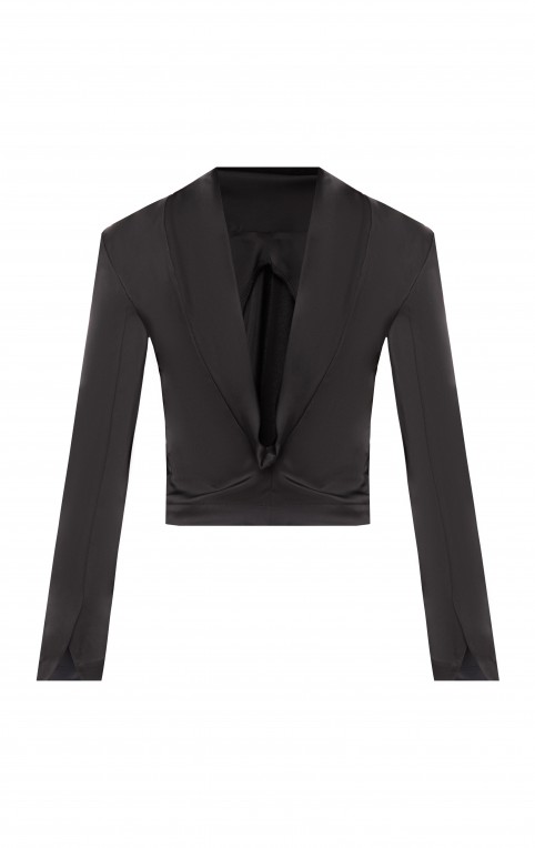 Легка Сатінова Сорочка Молочна